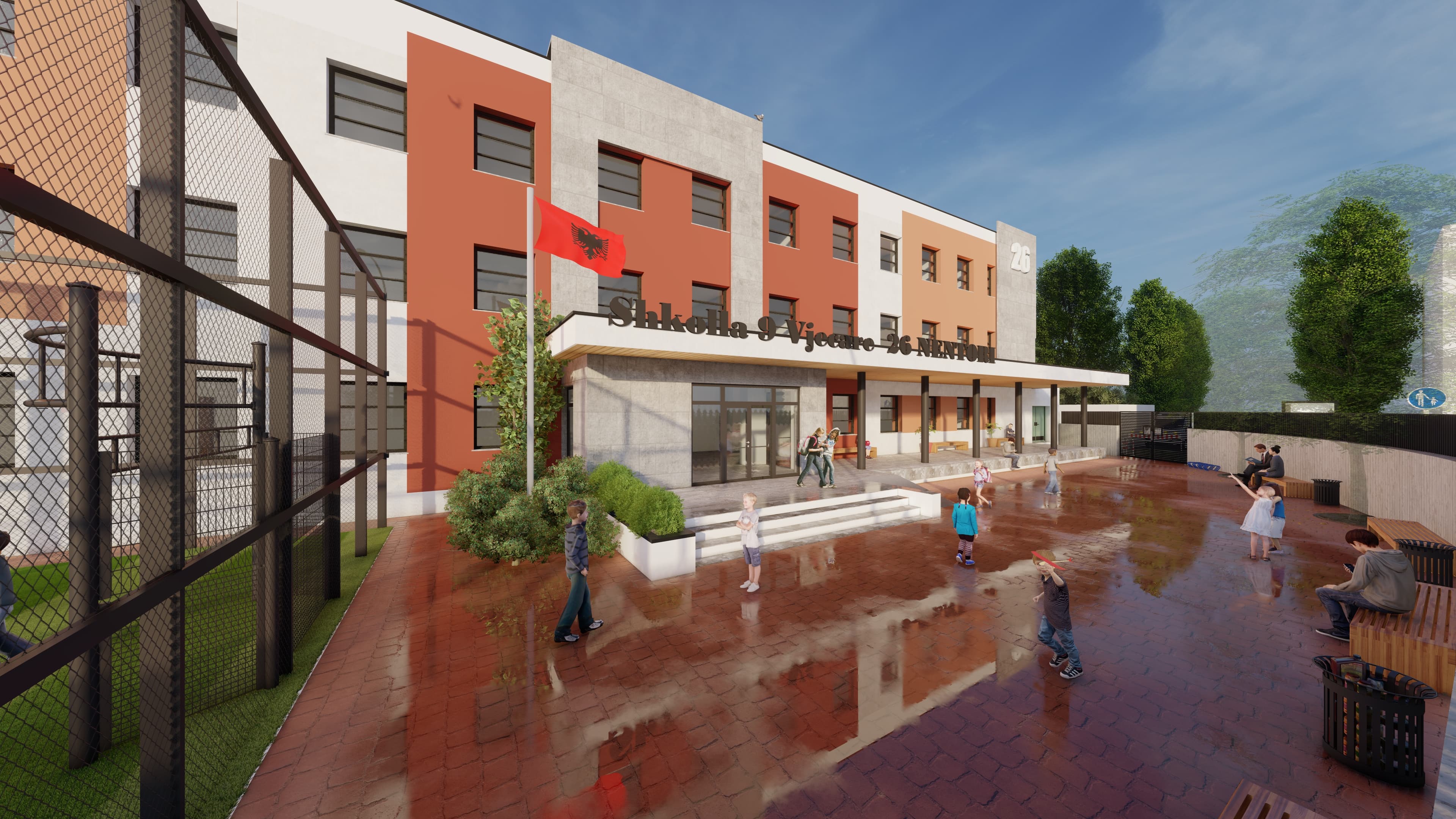 EU4SCHOOLS - Repair and retrofitting of '26 Nentori 9-Year school ,Tirana Municipality - Media 7
