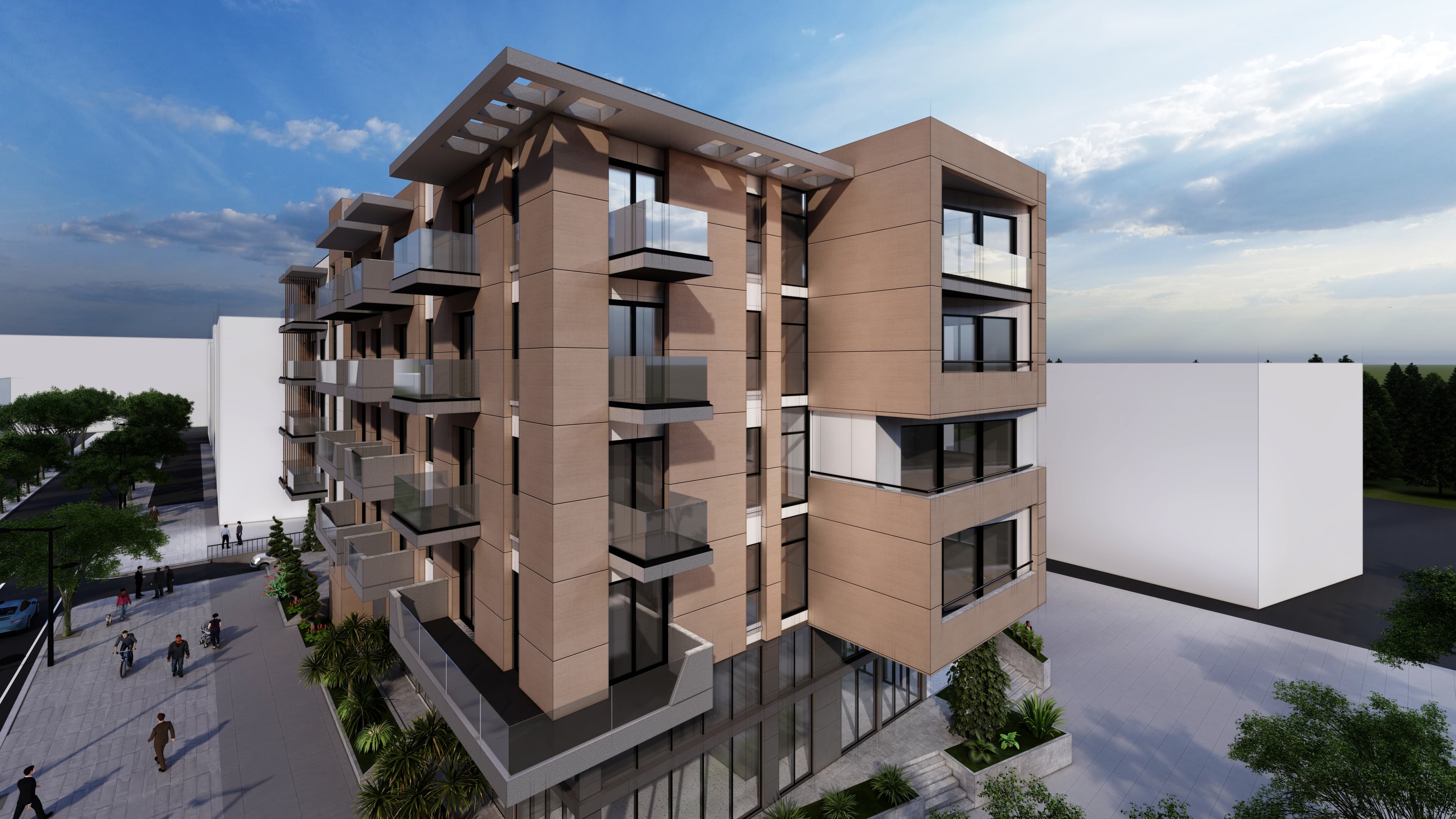 '5-FLOOR RESIDENTIAL BUILDING + 1.UNDERGROUND BASEMENT FLOOR' WITH PRIVATE DEVELOPER, GOLEM, MUNICIPALITY OF KAVAJE - Media 1